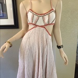 Free People smock stitch dress. Size 6